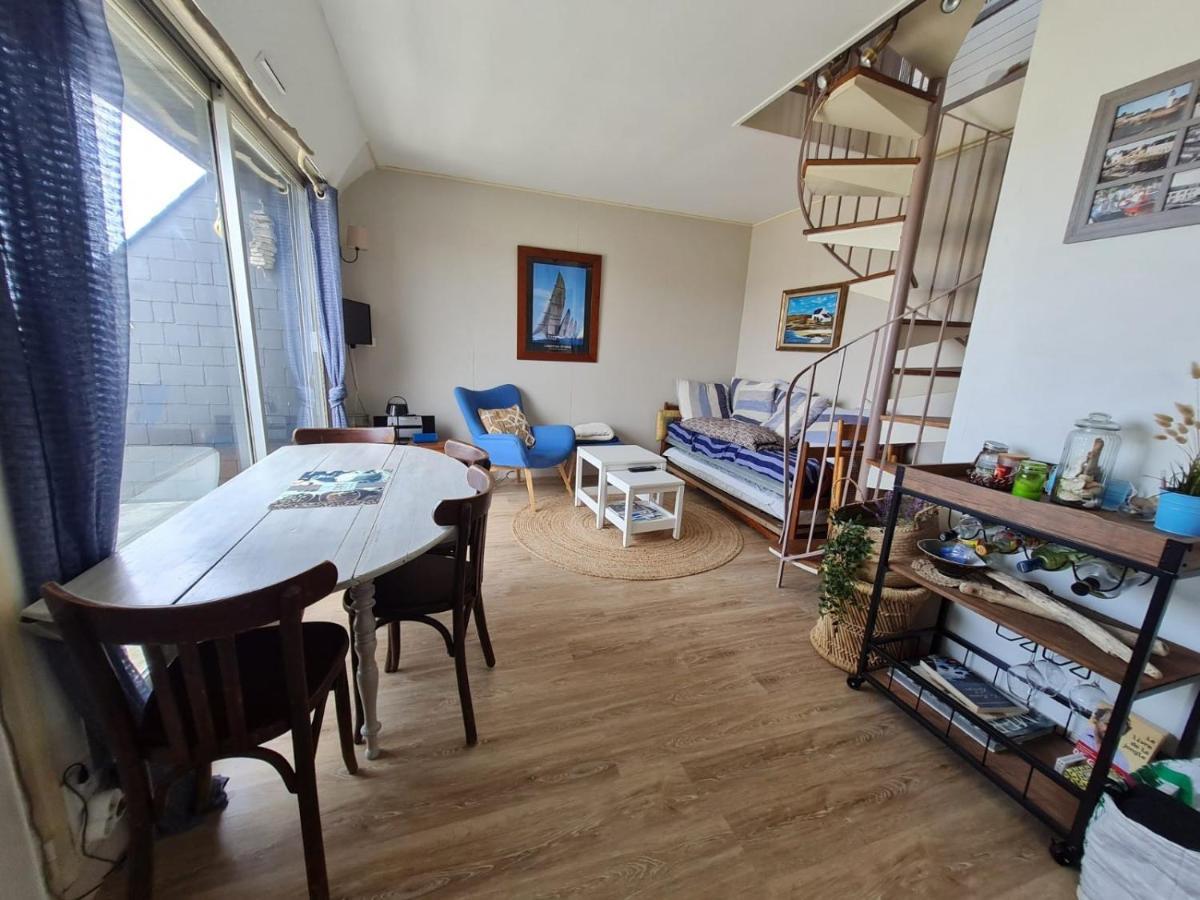 Duplex Face A La Mer - Le Studio D'Adal Quiberon Exteriér fotografie